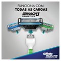 KIT APARELHO DE BARBEAR GILLETTE MACH3 1 UNID + REFIS PARA BARBEAR 3 UNID + NECESSAIRE 1 UNID