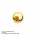 BRINCO PERFUR ADULTO BOLINHA DOURADO