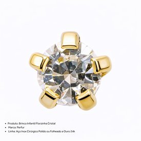 BRINCO PERFUR ADULTO CRISTAL DOURADO