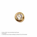 BRINCO PERFUR BABY CRISTAL DOURADO