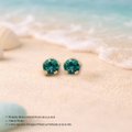 BRINCO PERFUR PREMIUM BLUE ZIRCON DOURADO