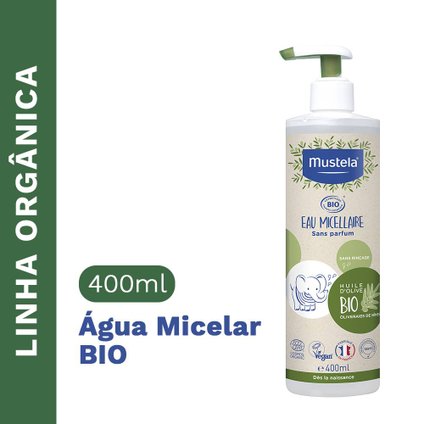 ÁGUA MICELAR MUSTELA BEBÊ BIO 400ML