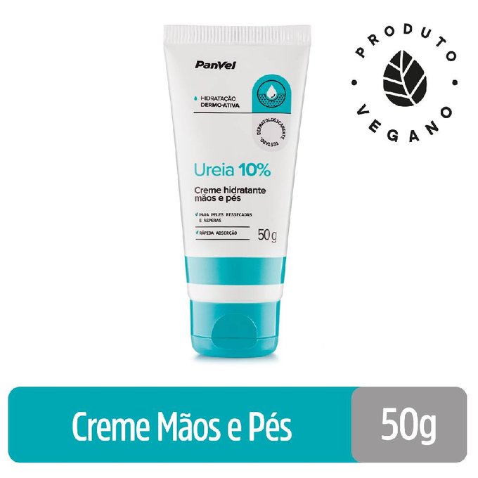 Creme Para Mãos Ureia 10% Panvel 50g - PanVel Farmácias