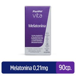 Melatonina 0,2mg Panvel Vita 90 Comprimidos Orodispersíveis
