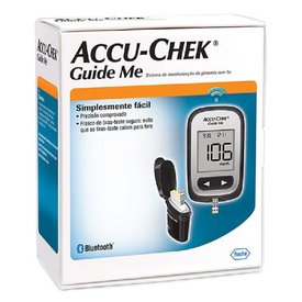 KIT MONITOR DE GLICEMIA ACCU-CHEK GUIDE ME + 10 TIRAS