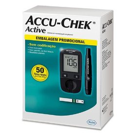 KIT GLICEMIA ACCU-CHEK ACTIVE 50CT MG/DL SC-NOVO