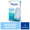 CURATIVO ALTA FIXAÇAO NEXCARE REMOÇAO SEM DOR EXTRA GRANDE COM 4