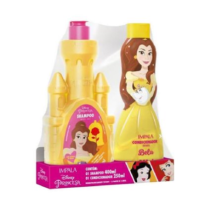 KIT SHAMPOO 400ML + CONDICIONADOR 250ML IMPALA PRINCESAS BELA