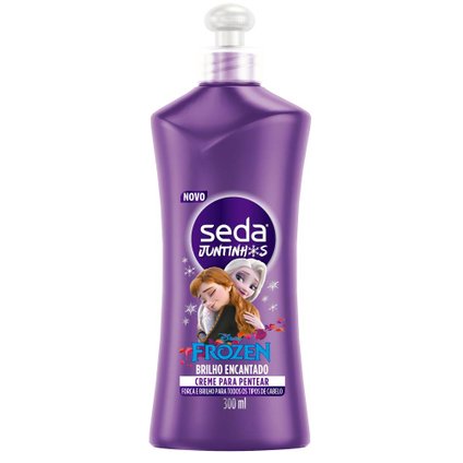 CREME PARA PENTEAR INFANTIL FROZEN SEDA JUNTINHOS BRILHO ENCANTADO 300ML