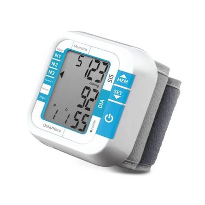 MONITOR DE PRESSÃO ARTERIAL DIGITAL DE PULSO - MULTILASER SAÚDE - HC204