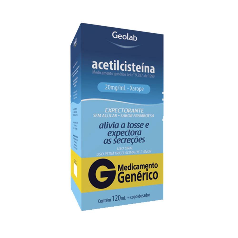 Acetilcisteína Xarope Infantil 20mg/ml 120ml