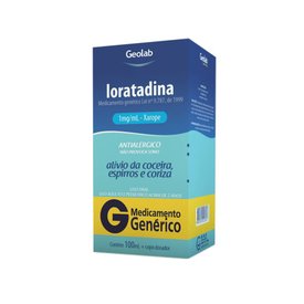 LORATADINA 1MG/ML 100ML GEOLAB GENERICO