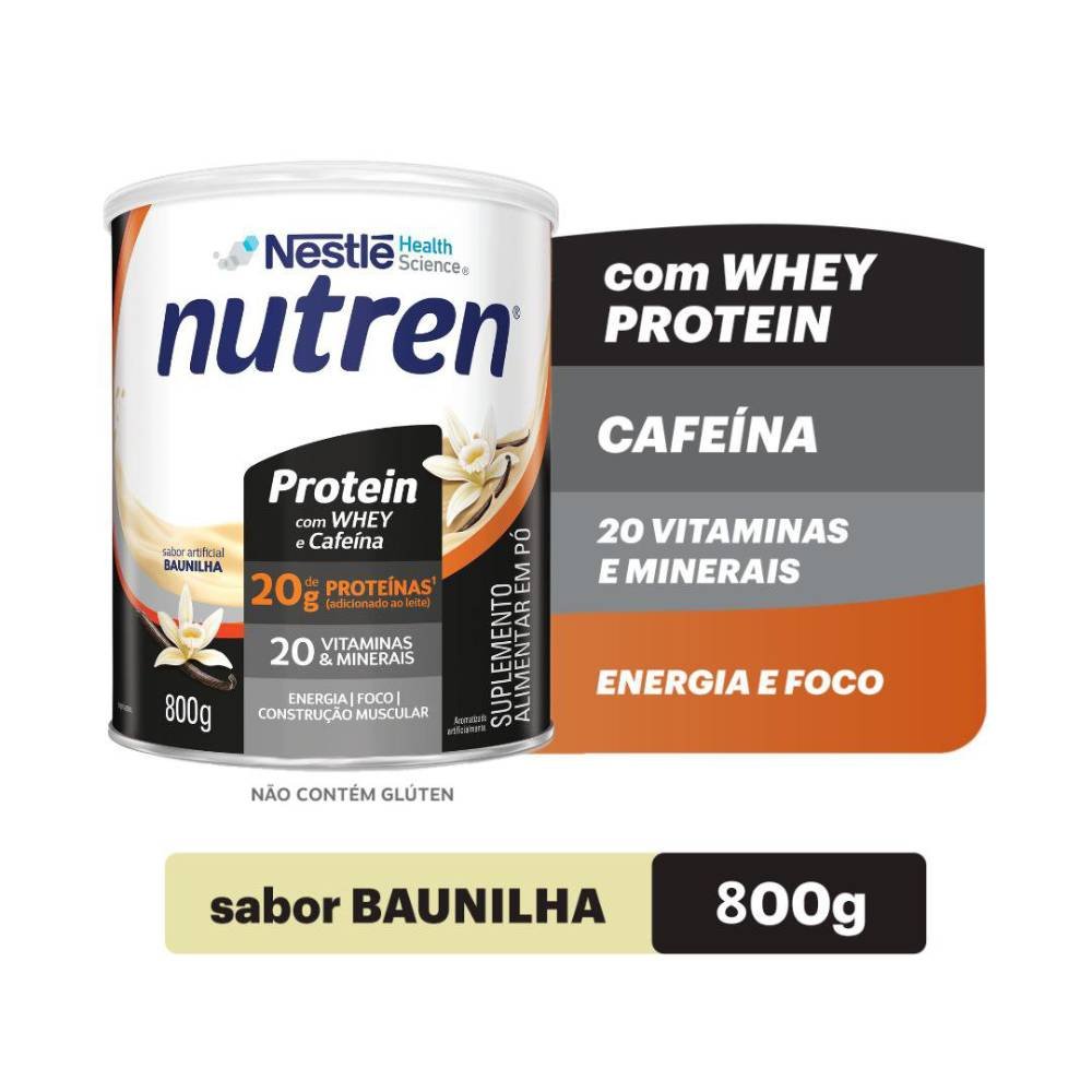 Suplemento Alimentar Nutren Protein Baunilha 800g