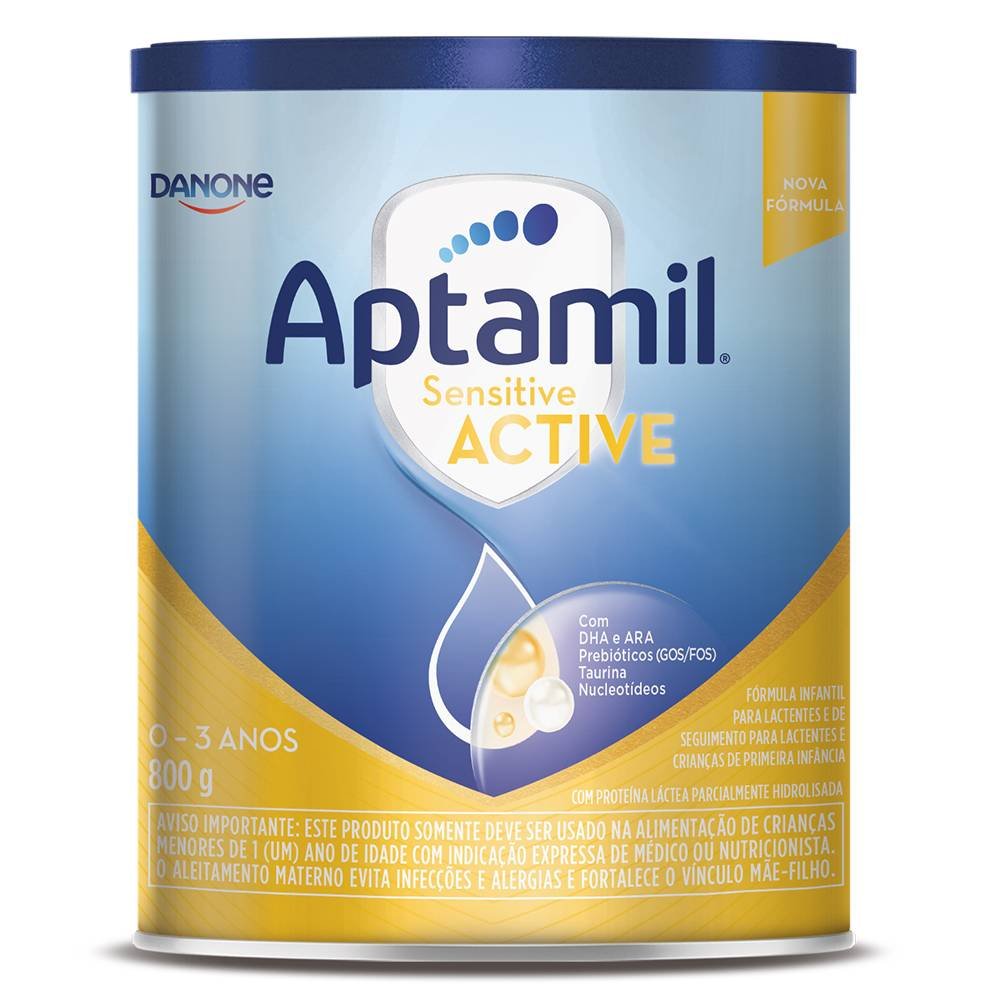 Fórmula Infantil Aptamil Active Sensitive 800g