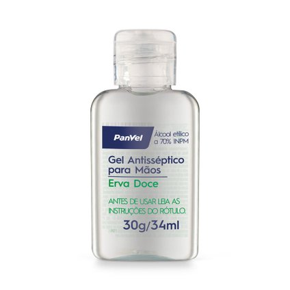 GEL ANTISSEPTICO PANVEL ERVA DOCE 34ML 21