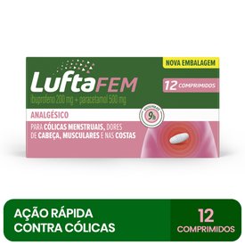LUFTAFEM ANALGÉSICO 12 COMPRIMIDOS