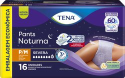 Roupa Íntima Tena Pants Noturna P/m 16 Unidades