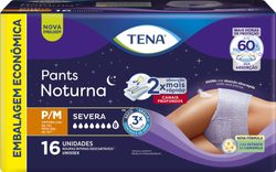 Roupa Íntima Tena Pants Noturna P/m 16 Unidades