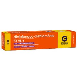 Diclofenaco Dietilamônio 11,6mg/g Gel 60g Cimed Generico