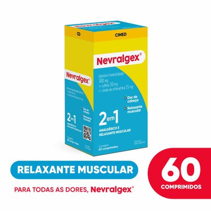 NEVRALGEX RELAXANTE MUSCULAR 60 COMPRIMIDOS