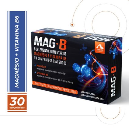 SUPLEMENTOS ALIMENTAR MAG B 30 COMPRIMIDOS REVESTIDOS
