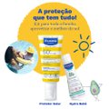 MUSTELA PROTETOR SOLAR LOCAO FPS 50+ 200ML + HYDRA 100ML GRATIS