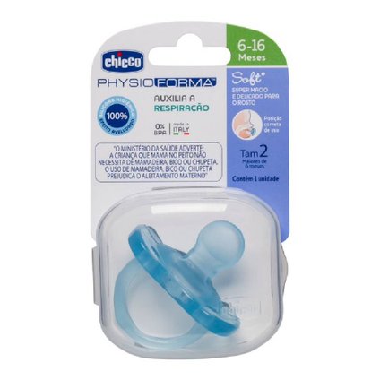 CHUPETA CHICCO PHYSIO FORMA SOFT AZUL 6-16M