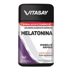 Melatonina Vitasay Laranja 150 Comprimidos