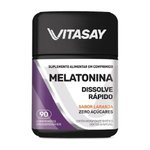 Vitasay Melatonina Sabor Laranja Fr 90 Comprimidos