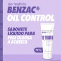 SABONETE LÍQUIDO DERMOTIVIN BENZAC OIL CONTROL 70ML