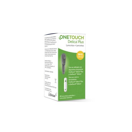LANCETAS ONETOUCH DELICA PLUS COM 25