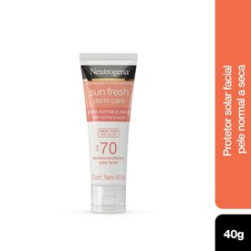 PROTETOR SOLAR FACIAL NEUTROGENA SUN FRESH DERM CARE SEM COR FPS 70 40G