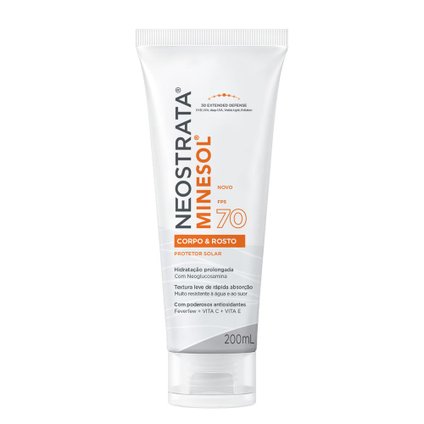 PROTETOR SOLAR NEOSTRATA MINESOL CORPO E ROSTO FPS 70 200ML