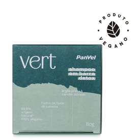 SHAMPOO EM BARRA DETOX PANVEL VERT 80G