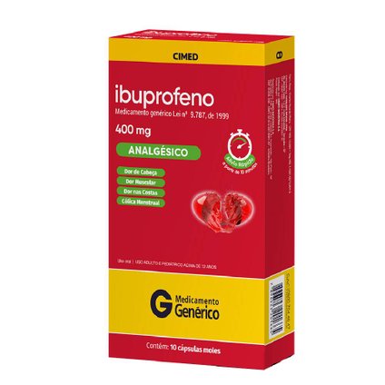 IBUPROFENO 100 MG/ML SUSPENSAO ORAL 20ML CIMED GENERICO