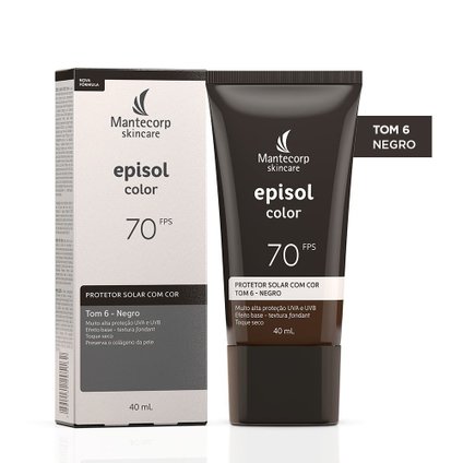 PROTETOR SOLAR EPISOL COLOR TOM 6 NEGRO FPS 70 40ML
