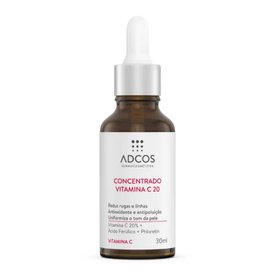 SÉRUM FACIAL ANTI-IDADE ADCOS CONCENTRADO VITAMINA C 20 30ML