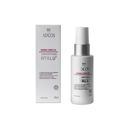 SÉRUM ÁCIDO HIALURÔNICO ADCOS CONCENTRADO HYALU 6 DERMA COMPLEX 30ML