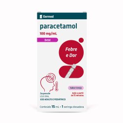 Paracetamol 100mg/ml 15ml + Seringa Germed Genérico