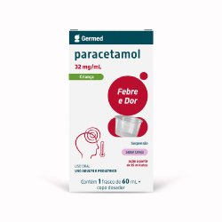 Paracetamol Infantil 32mg/ml Suspensão Oral 60ml Germed Genérico