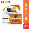 CENTRUM PRO IMUNIDADE MULTIVITAMÍNICO COM VITAMINAS C E ZINCO, 60 CÁPSULAS.