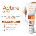 PROTETOR SOLAR ACTINE ULTRA FPS 80 SEM COR 40G