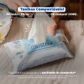 TOALHAS UMEDECIDAS COMPOSTÁVEIS MUSTELA SEM PERFUME 60 UNIDADES