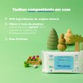 TOALHAS UMEDECIDAS COMPOSTÁVEIS MUSTELA SEM PERFUME 60 UNIDADES