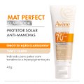 PROTETOR SOLAR AVÈNE MAT PERFECT FLUIDO CLAREADOR COR CLARA FPS 70 40G