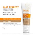 PROTETOR SOLAR AVÈNE MAT PERFECT FLUIDO CLAREADOR COR MÉDIA FPS 70 40G