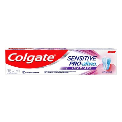 CREME DENTAL COLGATE SENSITIVE PRO-ALIVIO IMEDIATO GENGIVA 60G