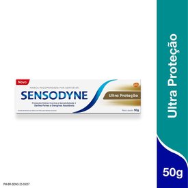 PASTA DE DENTE PARA DENTES SENSÍVEIS SENSODYNE ULTRA PROTEÇÃO 50G