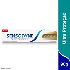 PASTA DE DENTE PARA DENTES SENSÍVEIS SENSODYNE ULTRA PROTEÇÃO 90G
