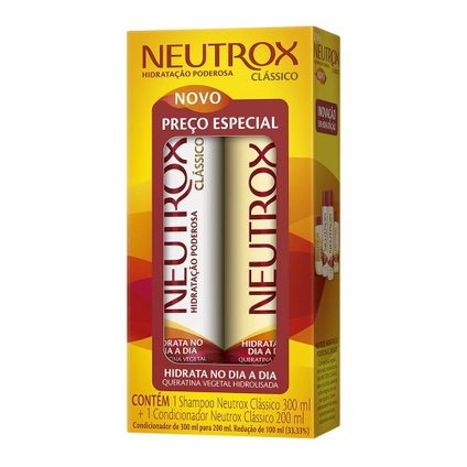 KIT NEUTROX CLÁSSICO SHAMPOO 300ML + CONDICIONADOR 200ML